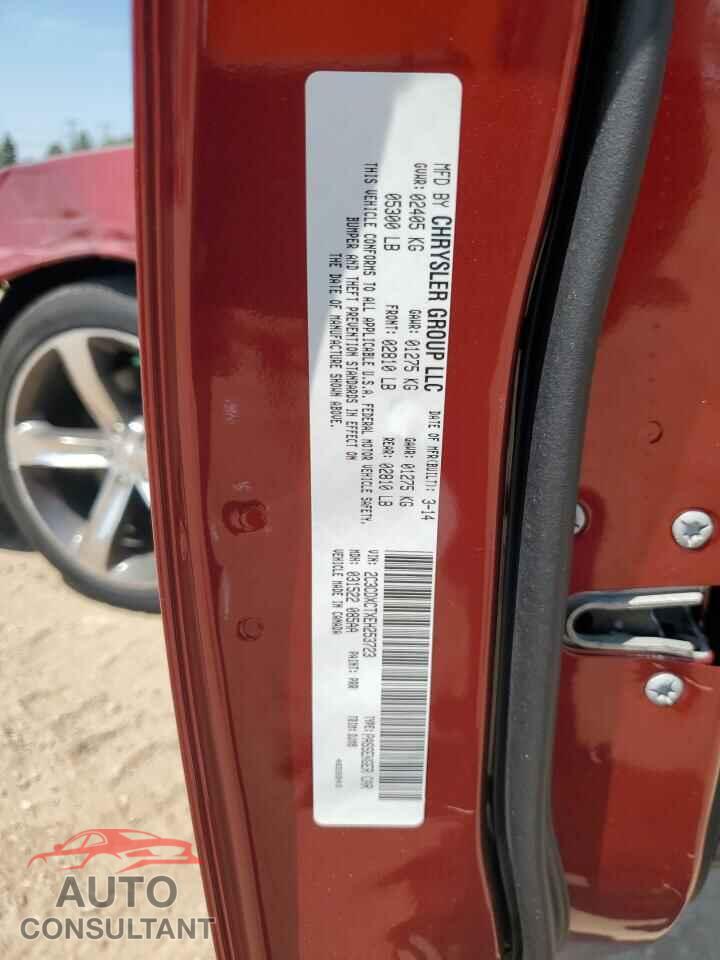 DODGE CHARGER 2014 - 2C3CDXCTXEH253723