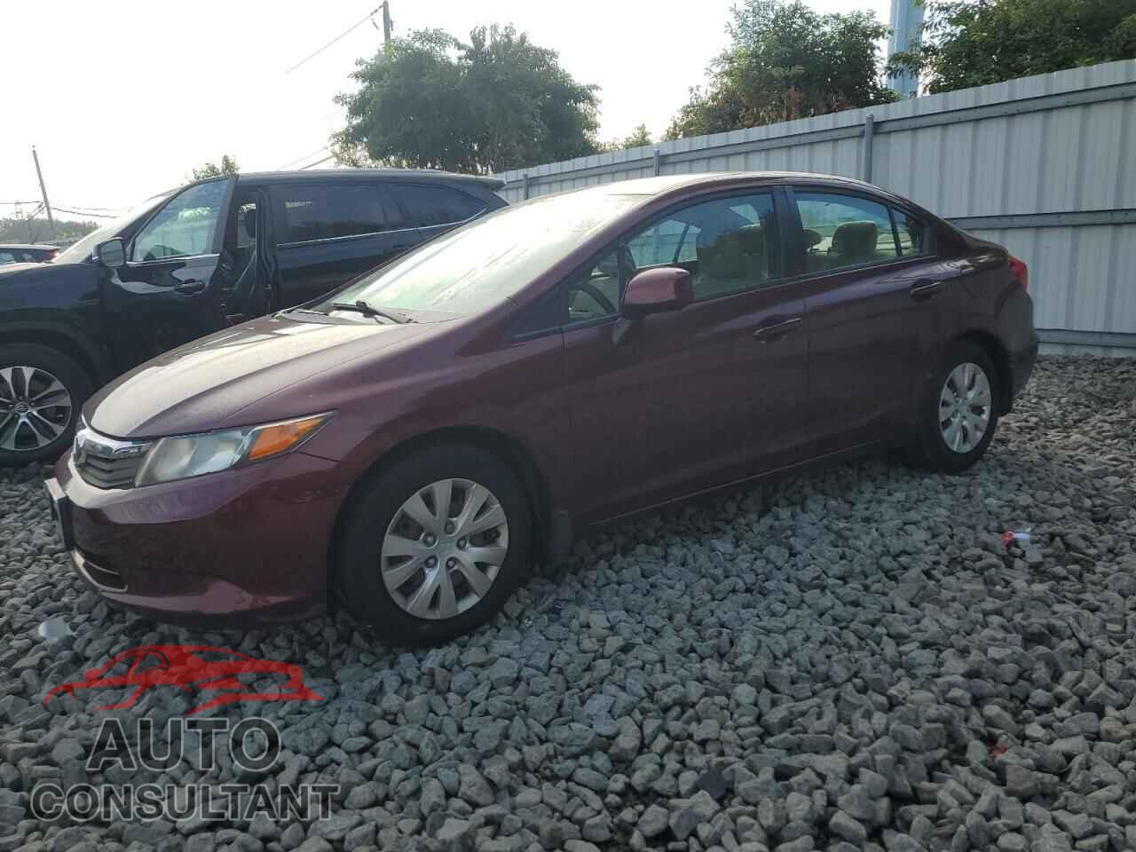 HONDA CIVIC 2012 - 2HGFB2F5XCH591345