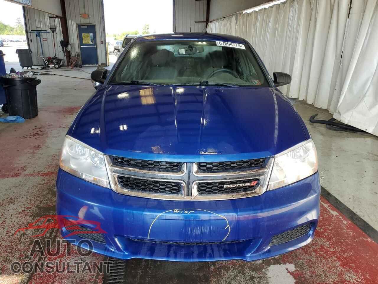 DODGE AVENGER 2013 - 1C3CDZAG4DN614287