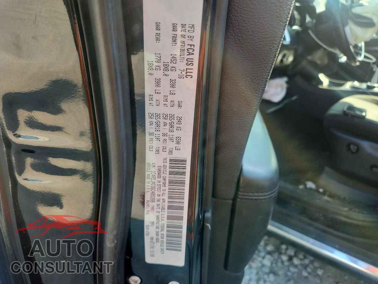 DODGE DURANGO 2016 - 1C4RDJAG3GC485398