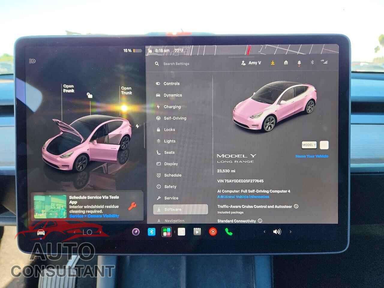 TESLA MODEL Y 2025 - 7SAYGDED2SF277645