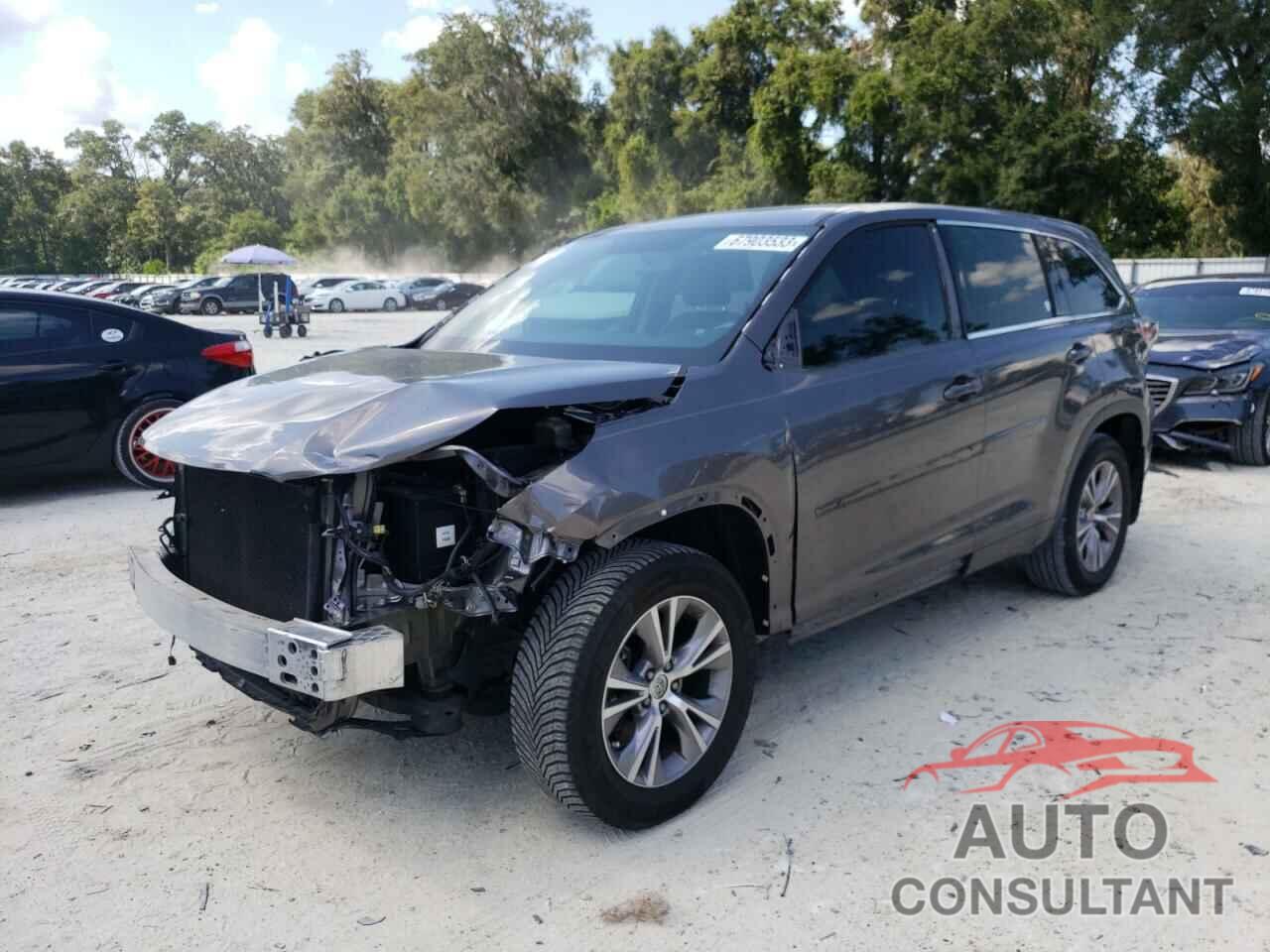 TOYOTA HIGHLANDER 2015 - 5TDZKRFHXFS111387