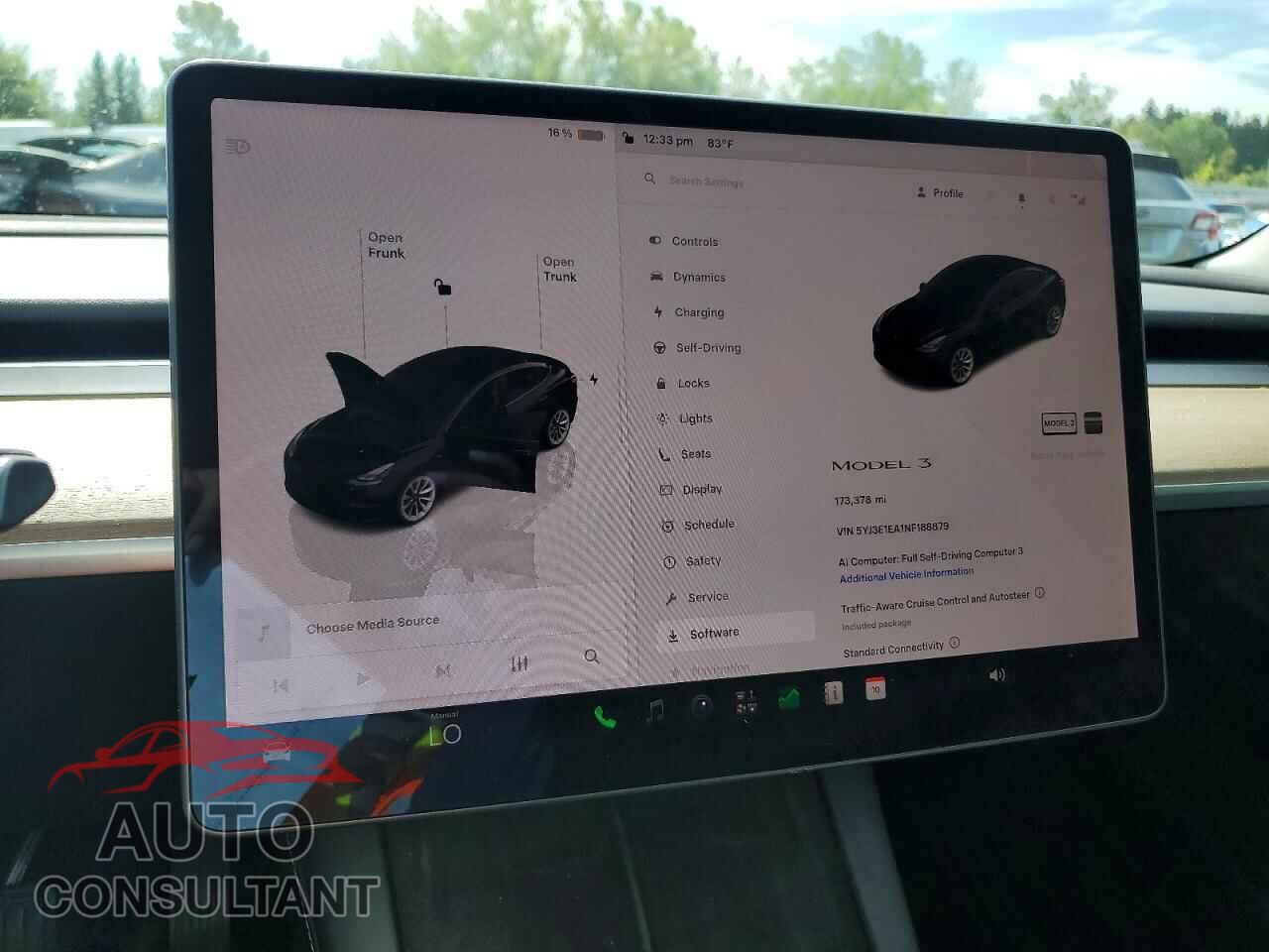 TESLA MODEL 3 2022 - 5YJ3E1EA1NF188879