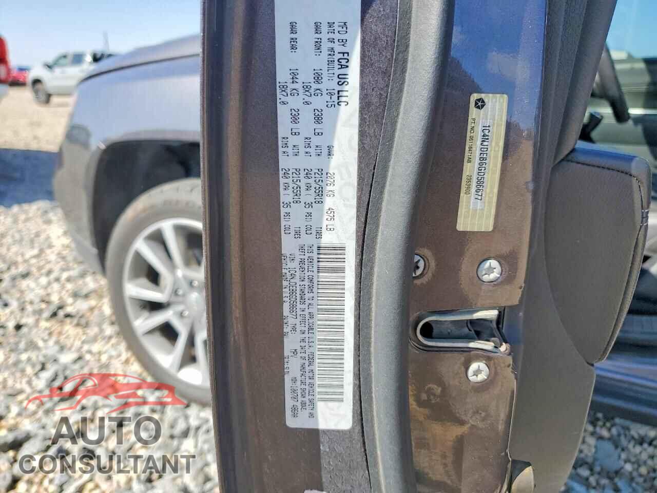 JEEP COMPASS 2016 - 1C4NJDEB6GD586677