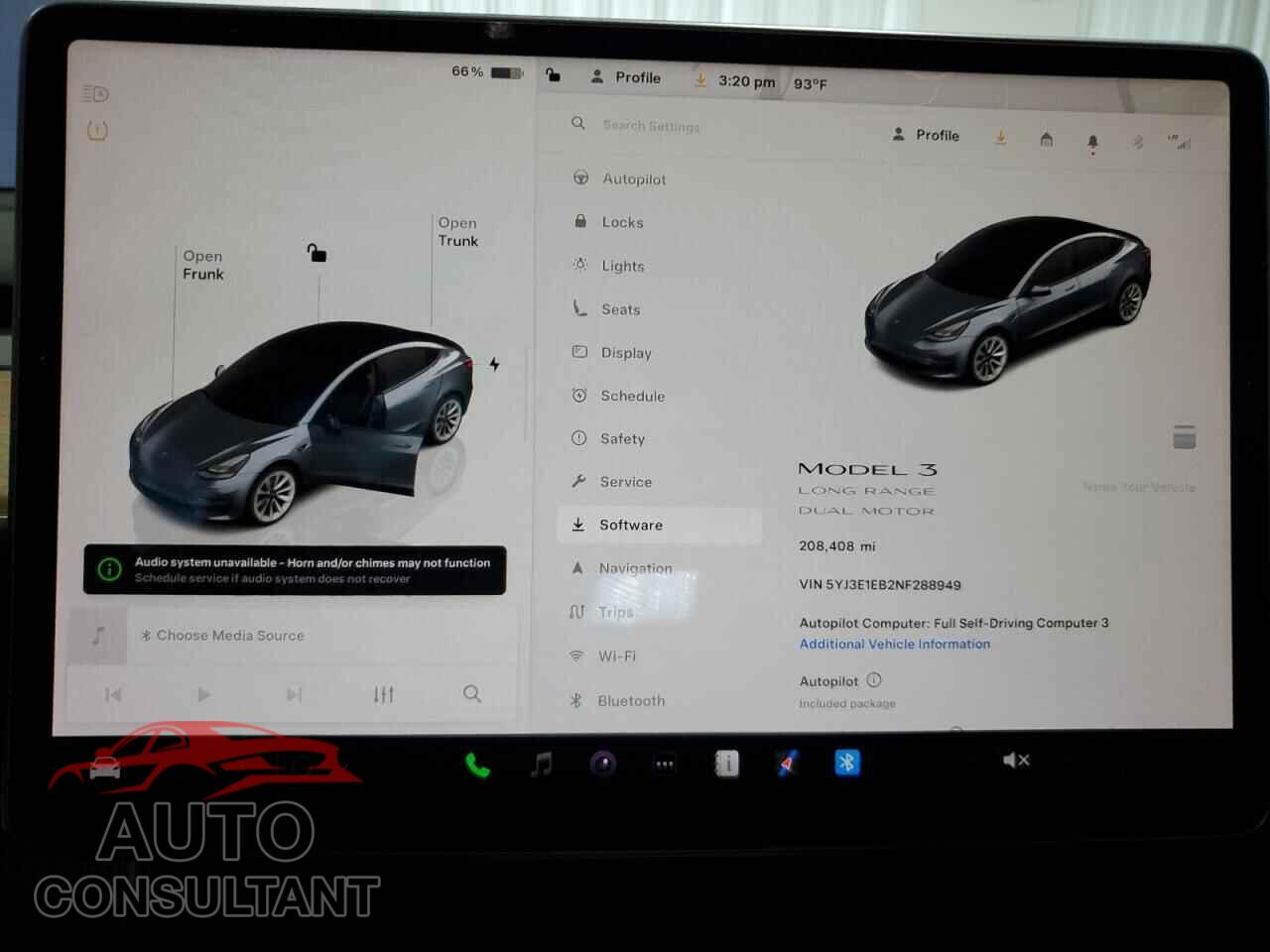 TESLA MODEL 3 2022 - 5YJ3E1EB2NF288949