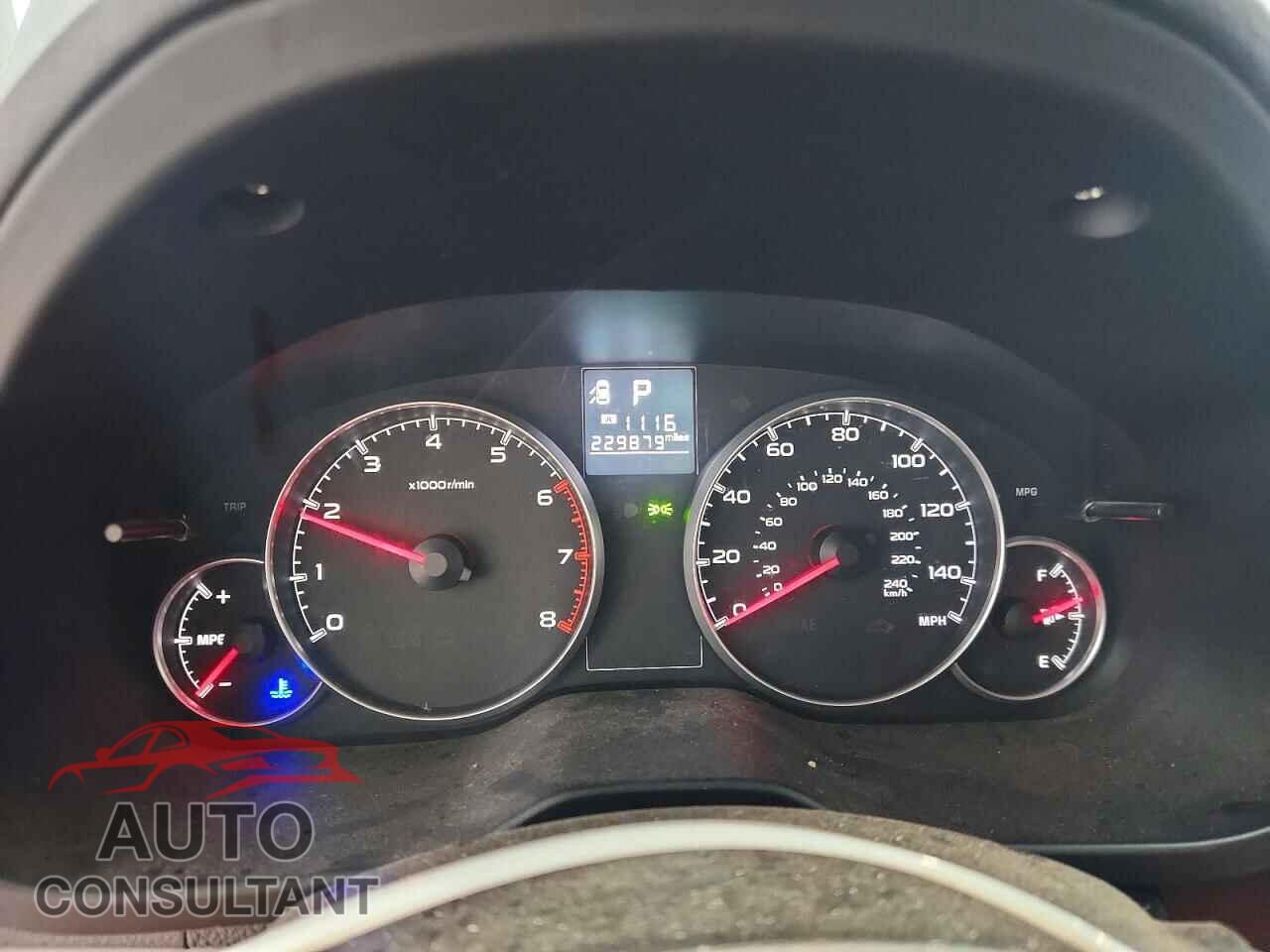 SUBARU OUTBACK 2014 - 4S4BRBEC7E3263116