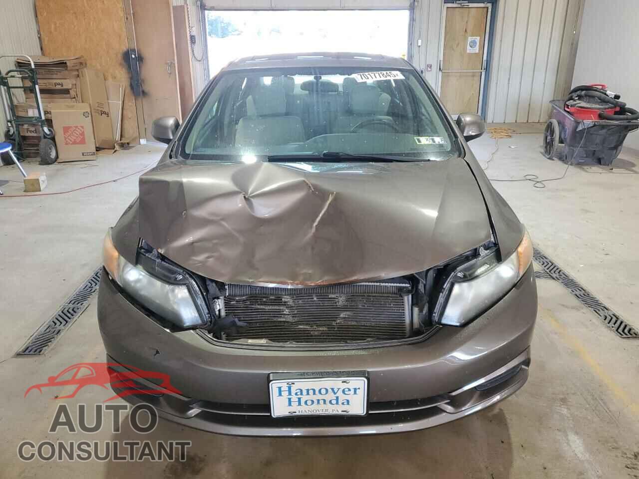 HONDA CIVIC 2012 - 19XFB2F8XCE334545
