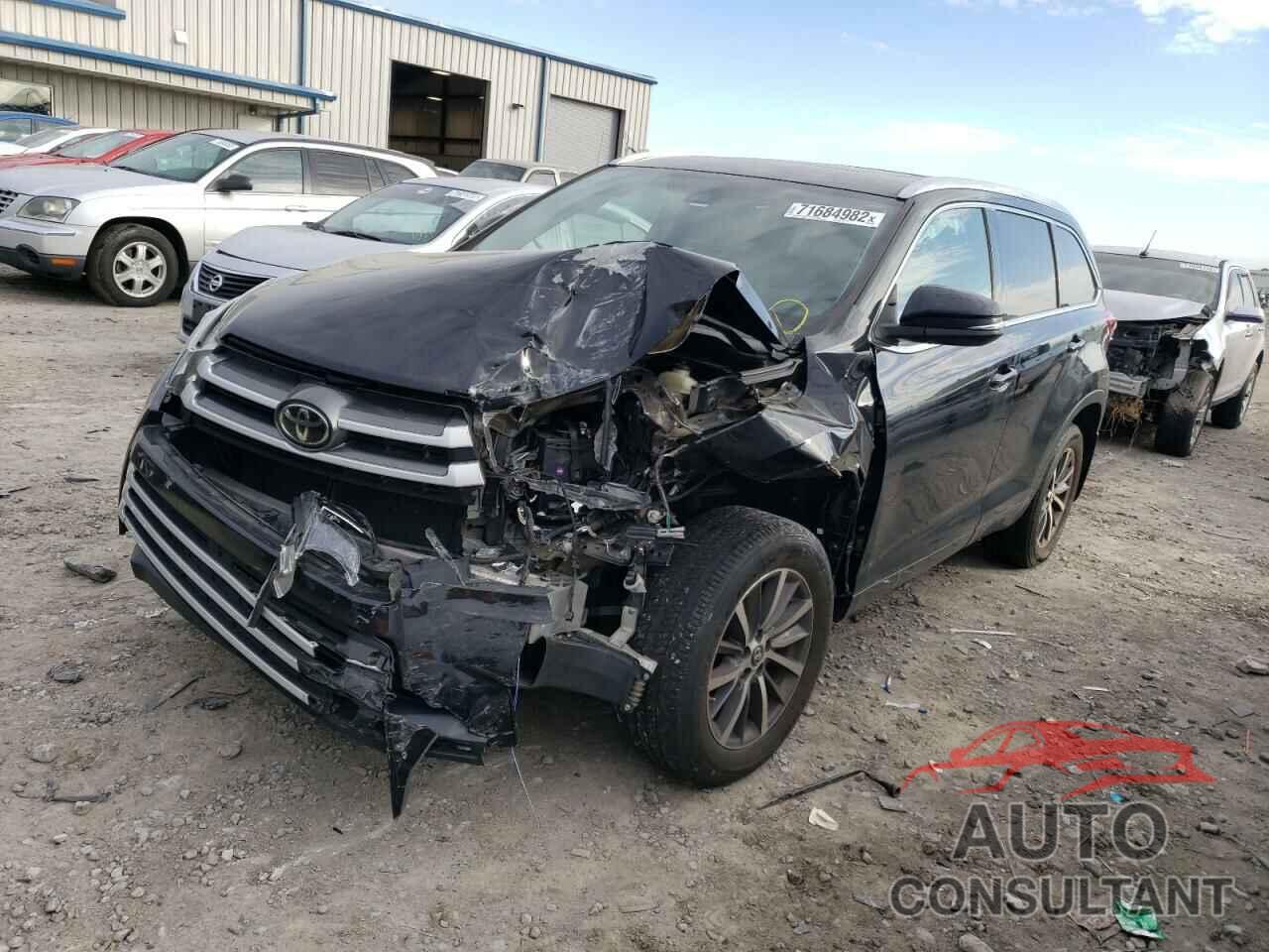 TOYOTA HIGHLANDER 2017 - 5TDKZRFH5HS190578