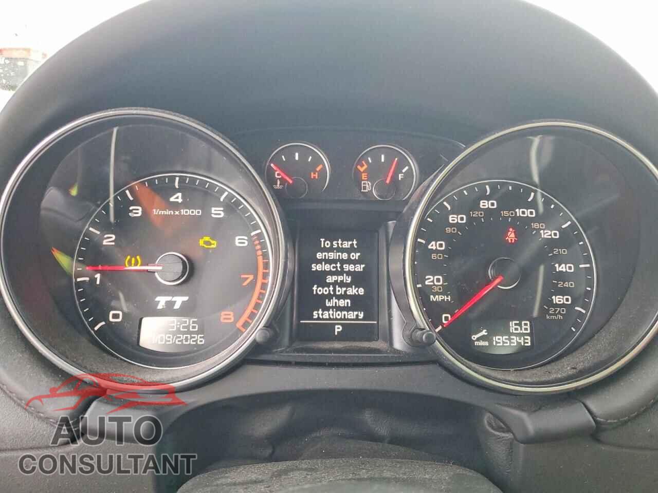 AUDI TT 2012 - TRUBFAFK7C1006842