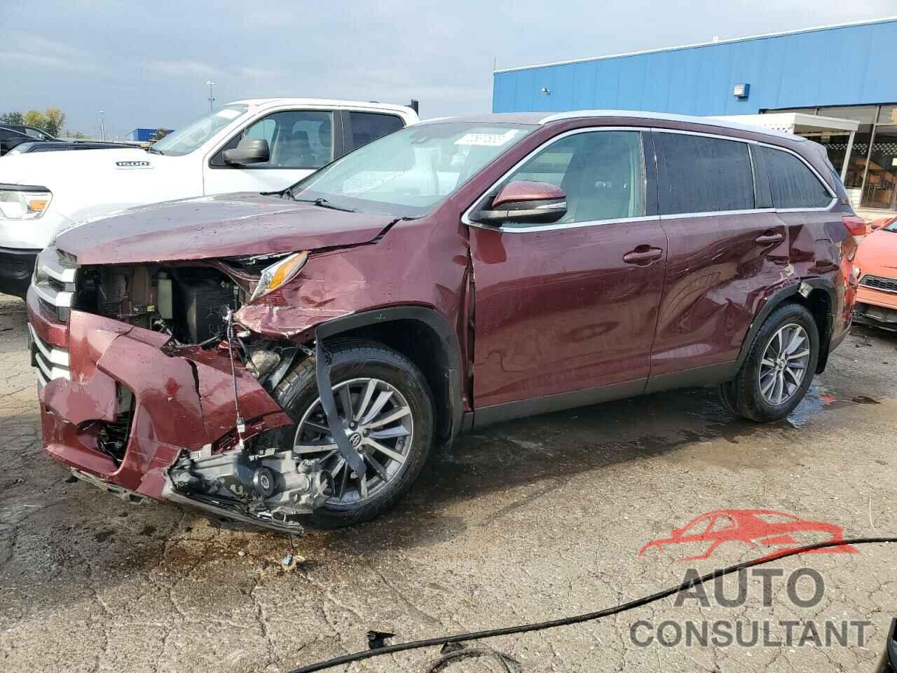 TOYOTA HIGHLANDER 2019 - 5TDJZRFH9KS916932