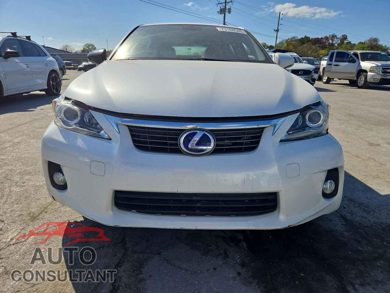 LEXUS CT 200 2012 - JTHKD5BH2C2080227