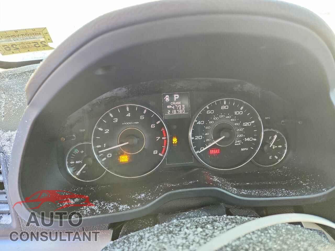 SUBARU OUTBACK 2012 - 4S4BRBCC1C3242701