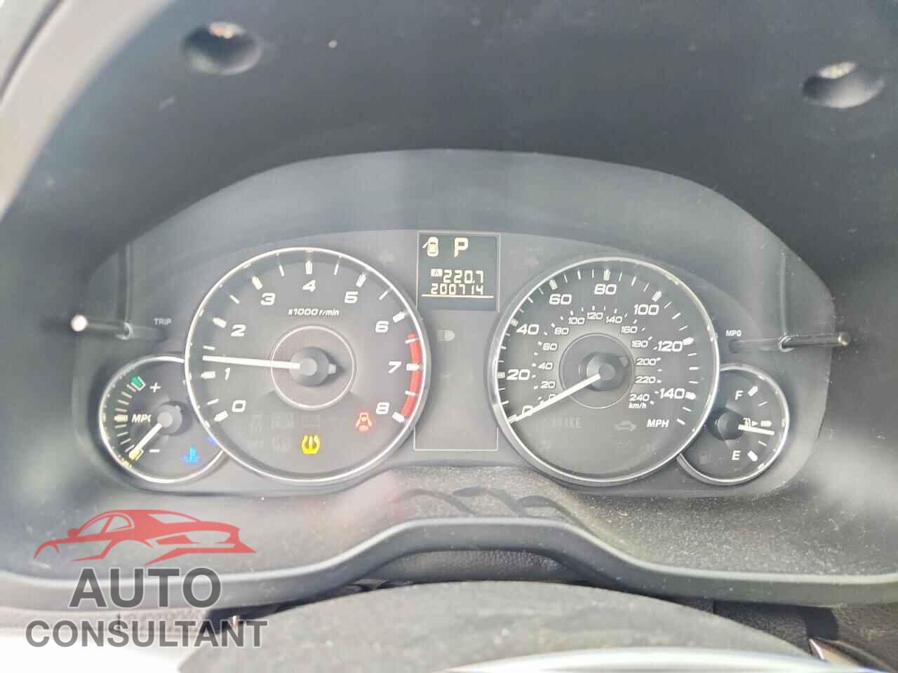 SUBARU OUTBACK 2011 - 4S4BRBCC4B3313615
