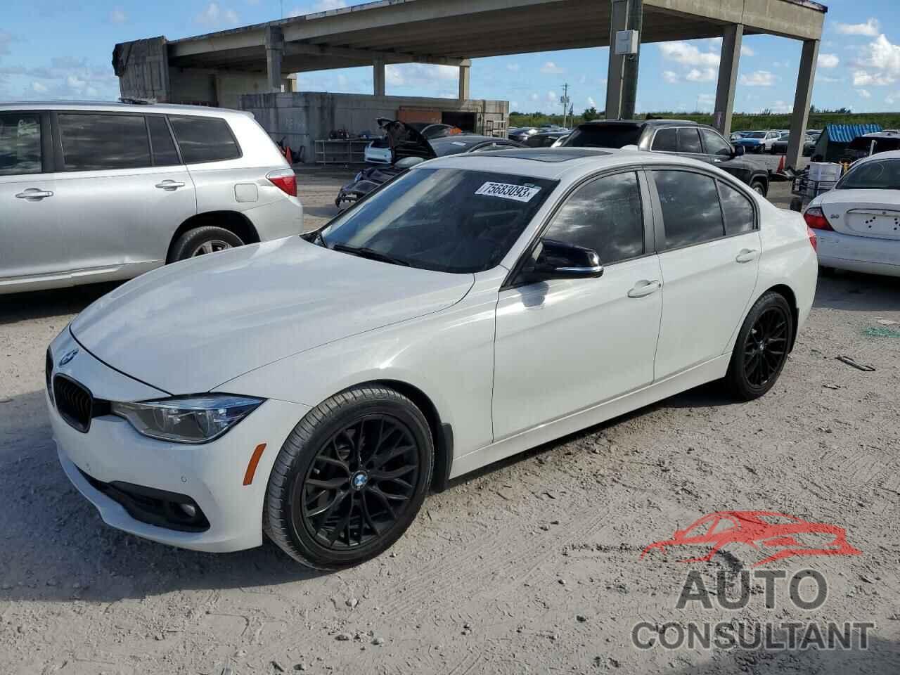 BMW 3 SERIES 2018 - WBA8E5G57JNV02735