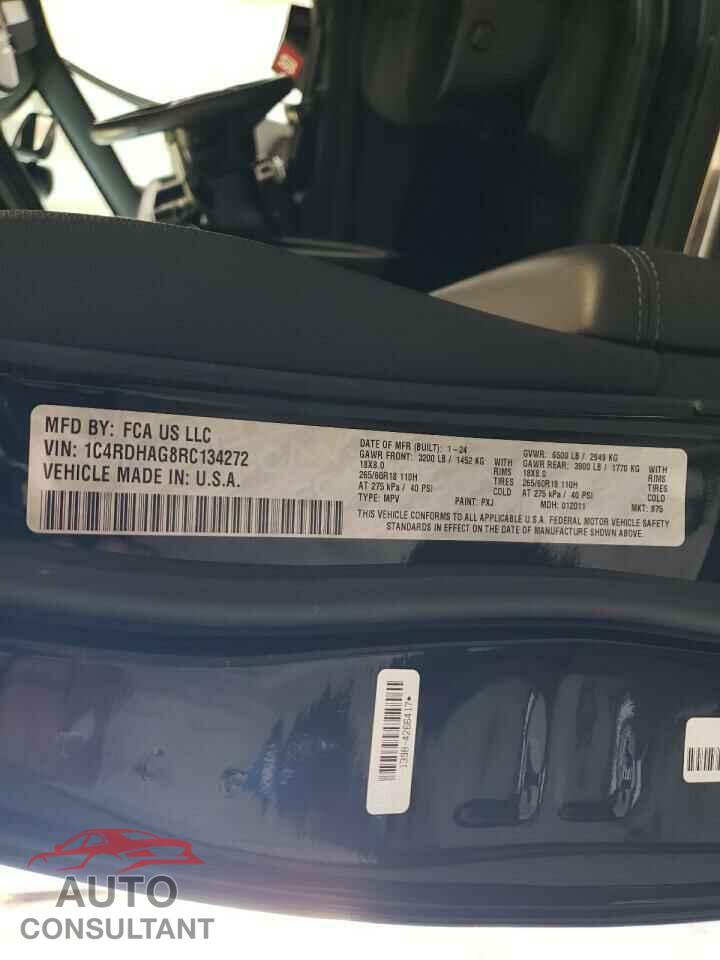 DODGE DURANGO 2024 - 1C4RDHAG8RC134272