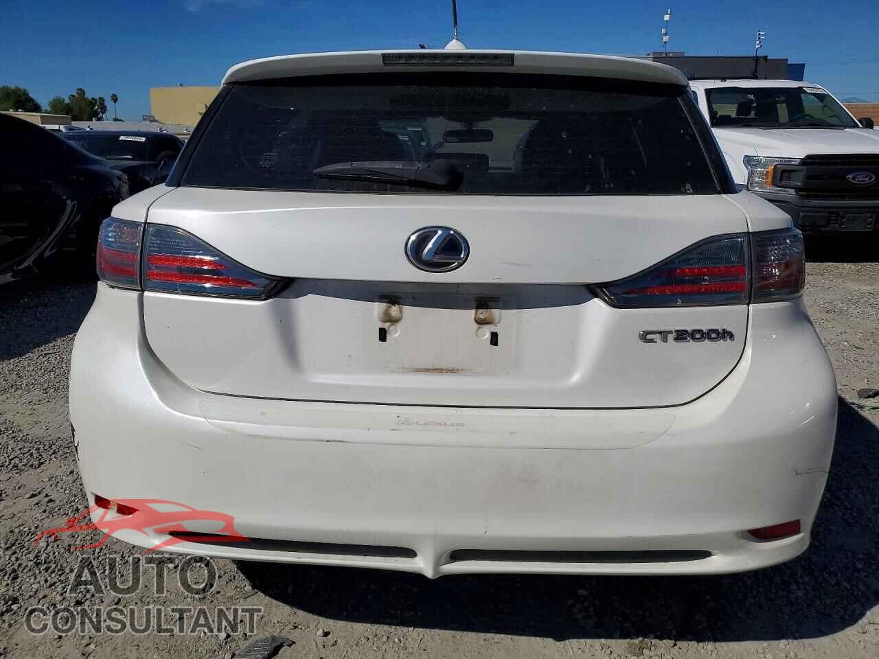 LEXUS CT 200 2012 - JTHKD5BH2C2054002