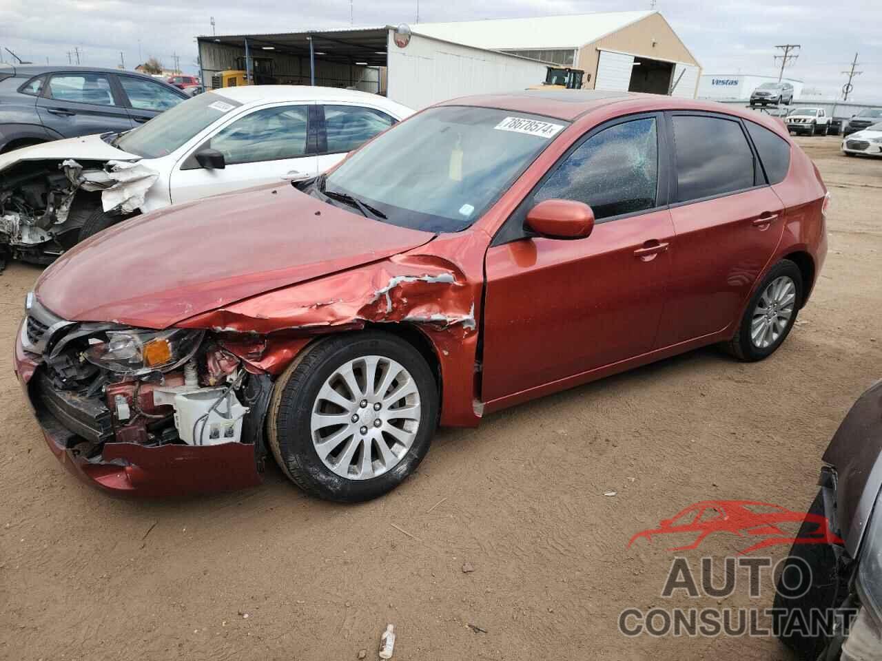 SUBARU IMPREZA 2010 - JF1GH6B68AH810965