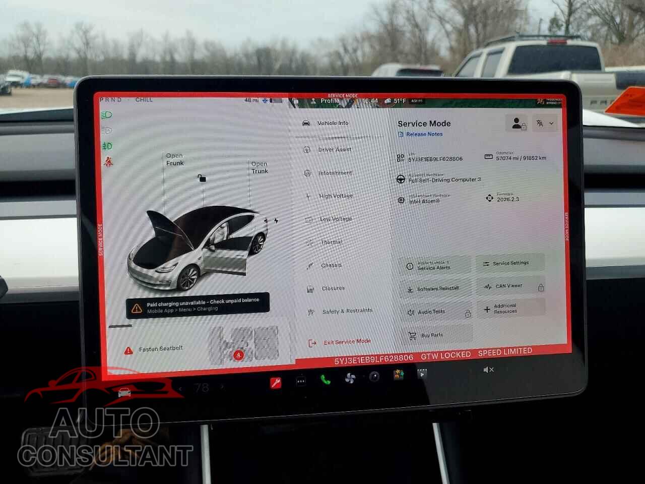 TESLA MODEL 3 2020 - 5YJ3E1EB9LF628806