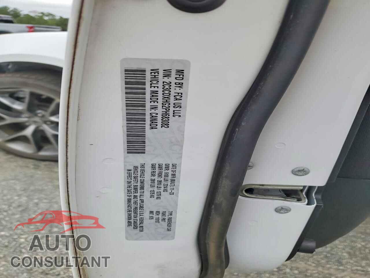 DODGE CHARGER 2023 - 2C3CDXHG2PH683082
