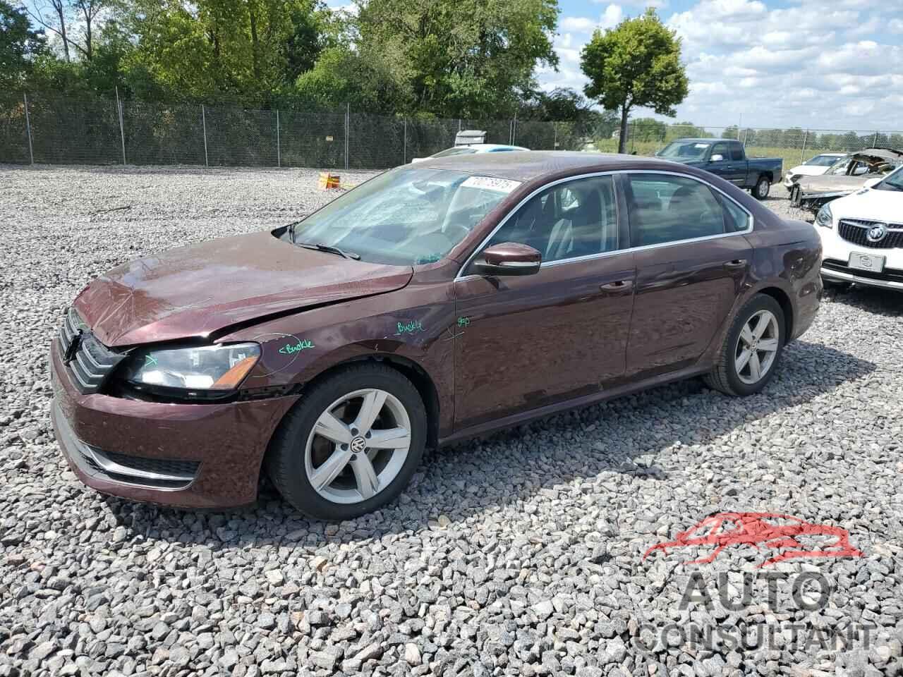VOLKSWAGEN PASSAT 2014 - 1VWBH7A38EC017120