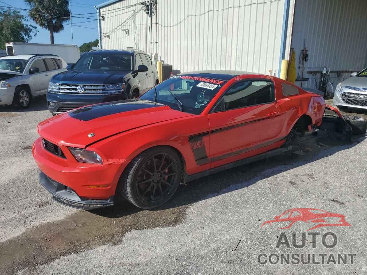 FORD MUSTANG 2012 - 1ZVBP8CU0C5254958