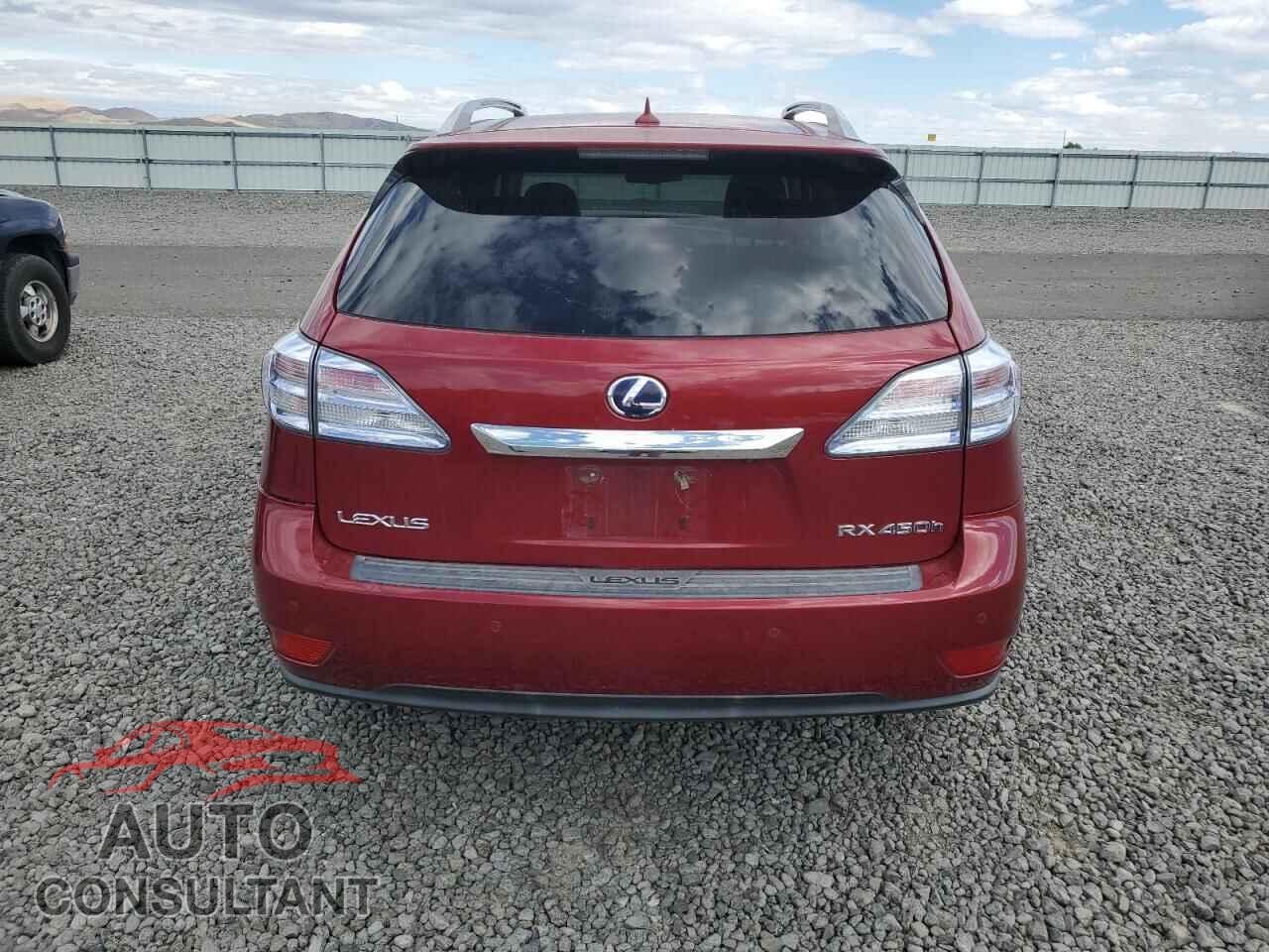 LEXUS RX450 2010 - JTJBC1BA3A2405719