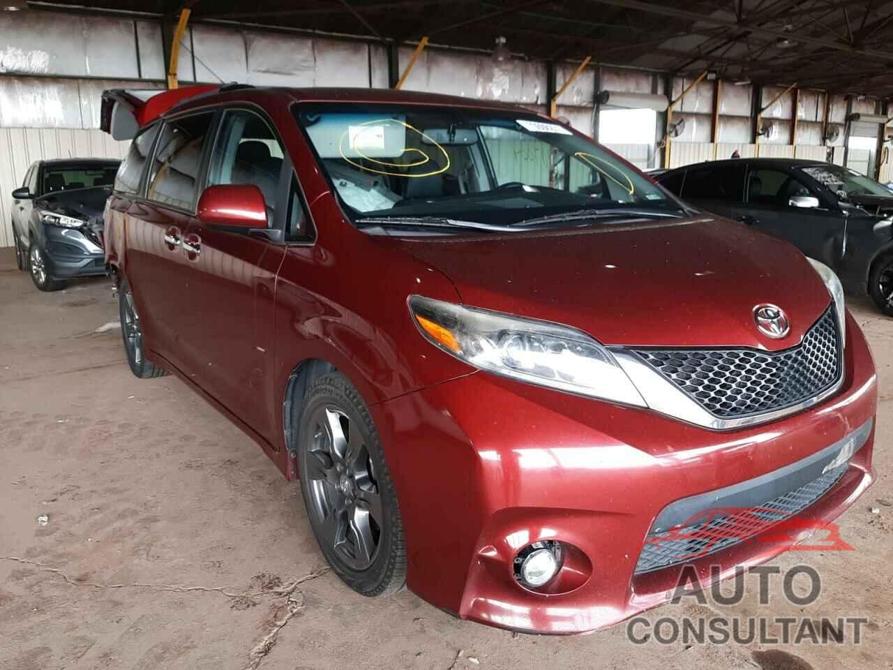 TOYOTA SIENNA 2017 - 5TDXZ3DC2HS871761