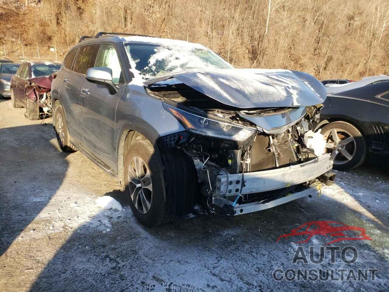 TOYOTA HIGHLANDER 2021 - 5TDGZRBH3MS072759
