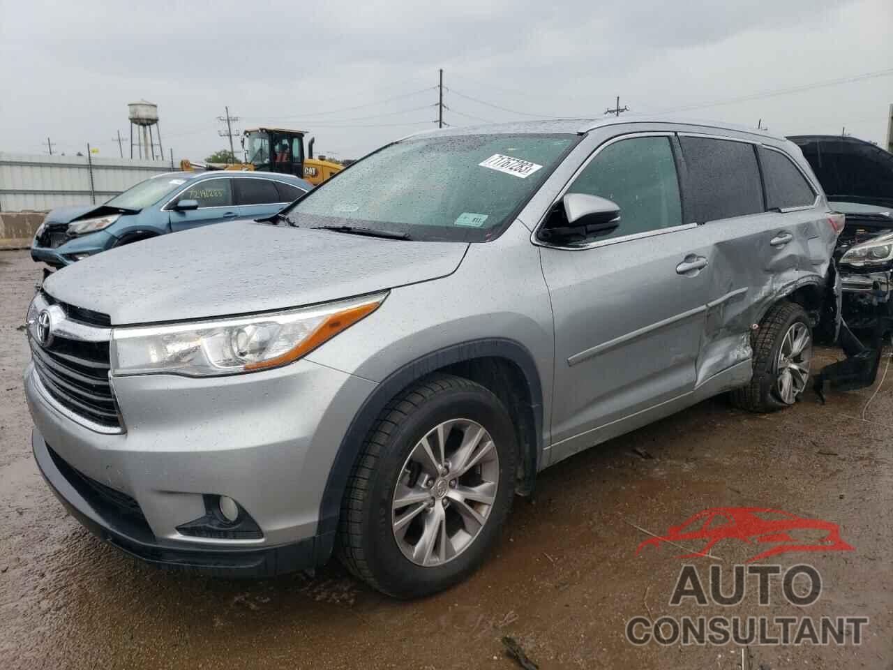 TOYOTA HIGHLANDER 2015 - 5TDJKRFHXFS163017