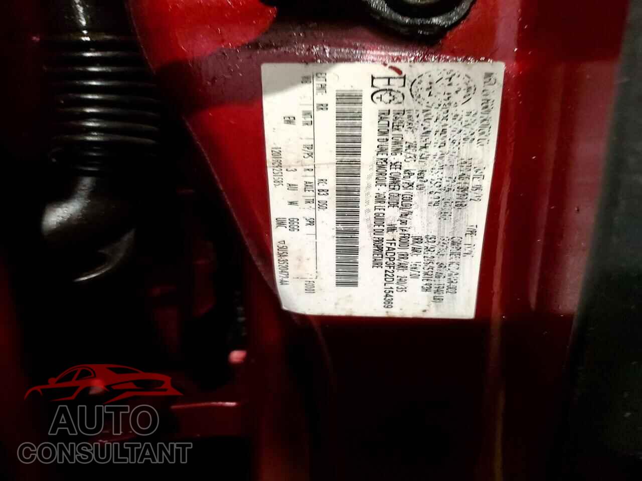FORD FOCUS 2013 - 1FADP3F22DL154369