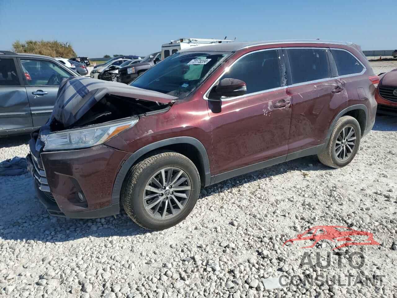 TOYOTA HIGHLANDER 2019 - 5TDKZRFH2KS344722