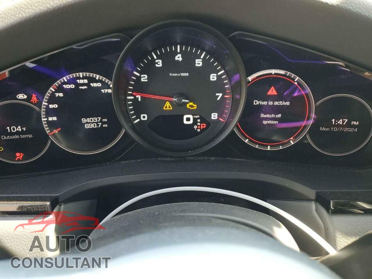 PORSCHE CAYENNE 2020 - WP1AA2AYXLDA07129