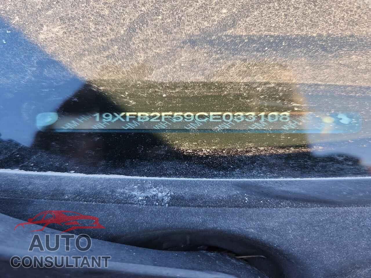 HONDA CIVIC 2012 - 19XFB2F59CE033108