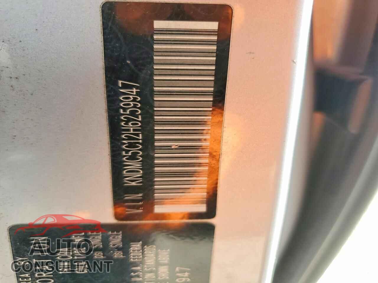 KIA All Models 2017 - KNDMC5C12H6259947