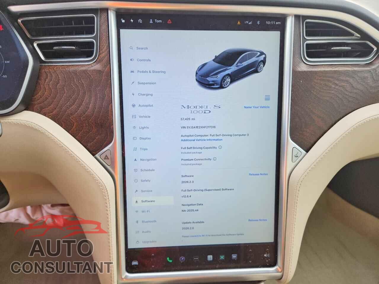 TESLA MODEL S 2017 - 5YJSA1E2XHF217316