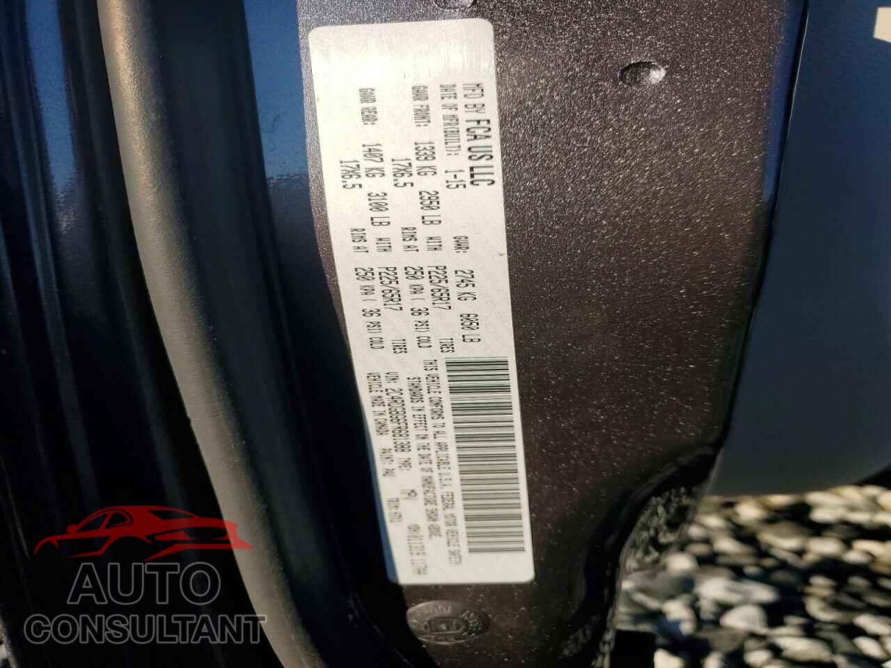 DODGE CARAVAN 2015 - 2C4RDGBG6FR681388