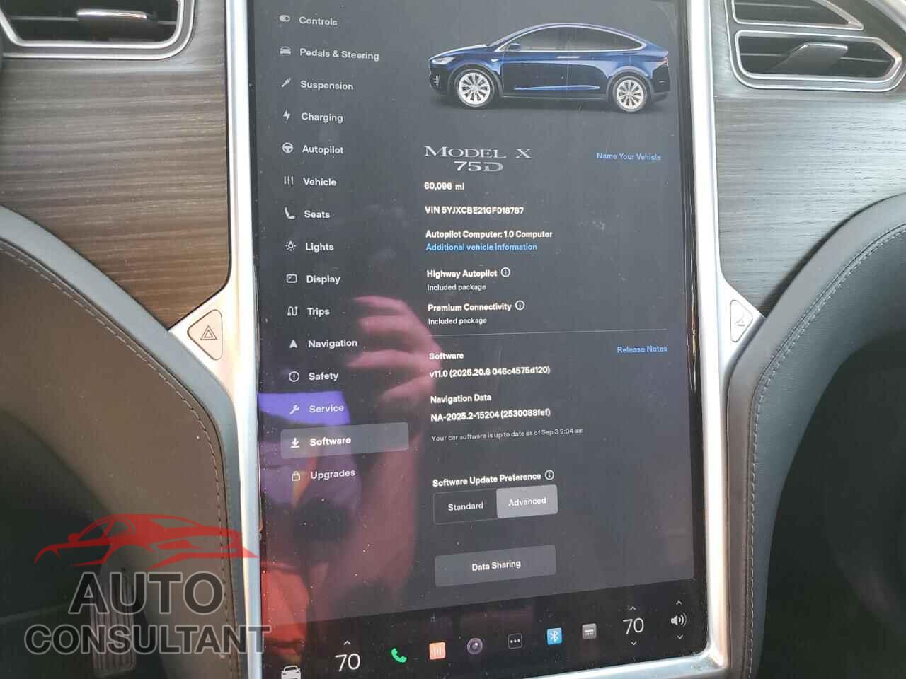 TESLA MODEL X 2016 - 5YJXCBE21GF018787