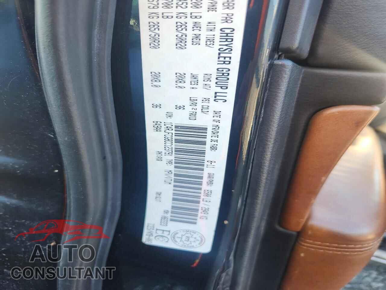 JEEP CHEROKEE 2012 - 1C4RJFCG8CC123791
