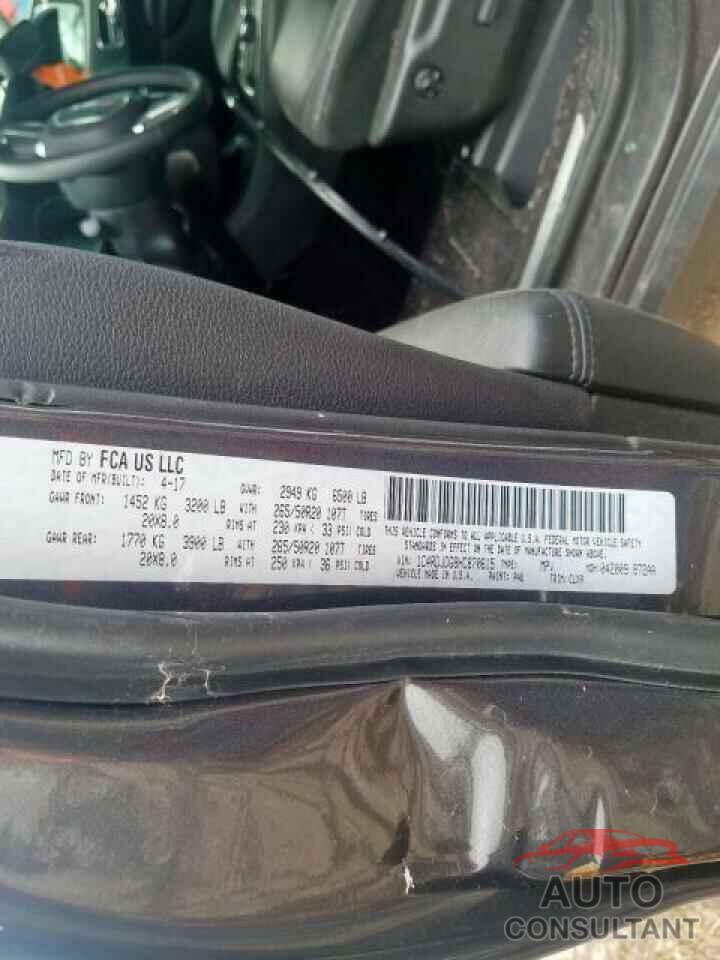 DODGE DURANGO 2017 - 1C4RDJDG8HC870615