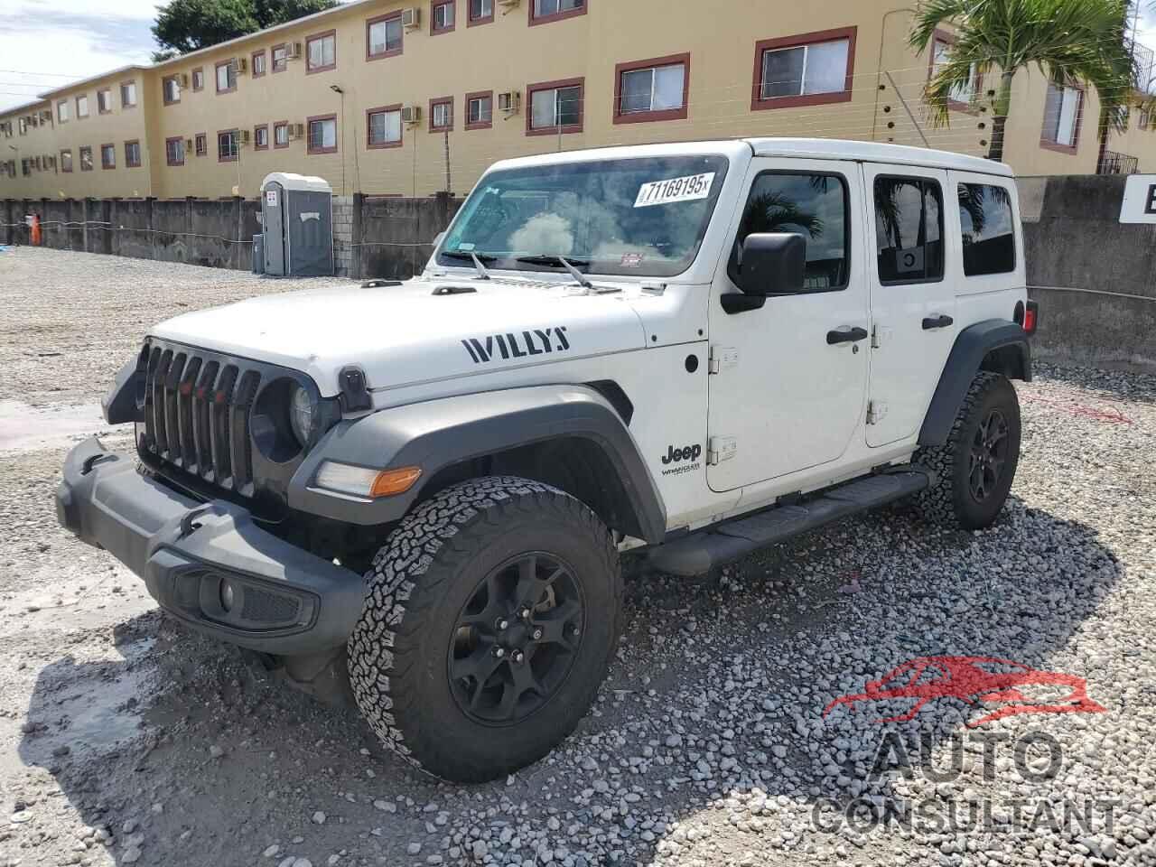 JEEP WRANGLER 2020 - 1C4HJXDG4LW292382