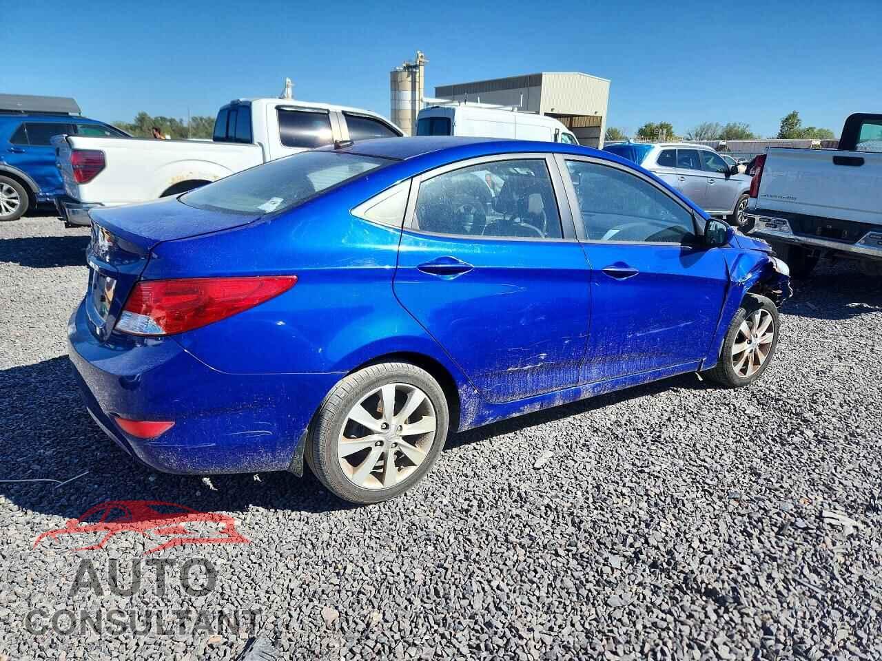 HYUNDAI ACCENT 2012 - KMHCU4AE6CU181293