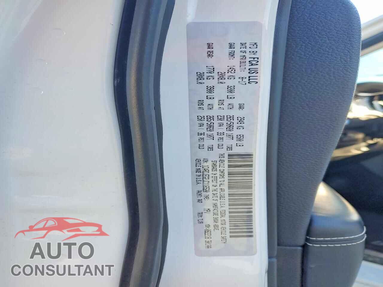 DODGE DURANGO 2018 - 1C4RDJEG2JC116520