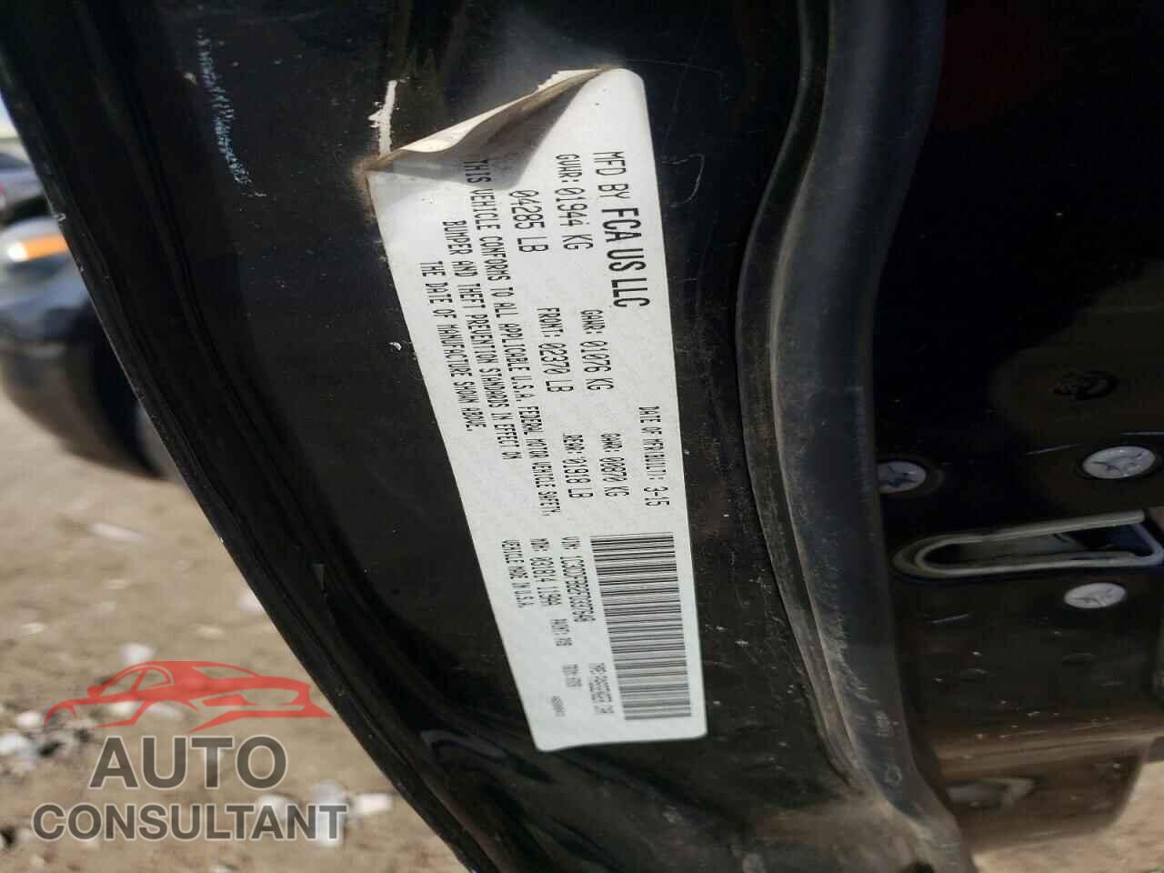 DODGE DART 2015 - 1C3CDFBB2FD337648