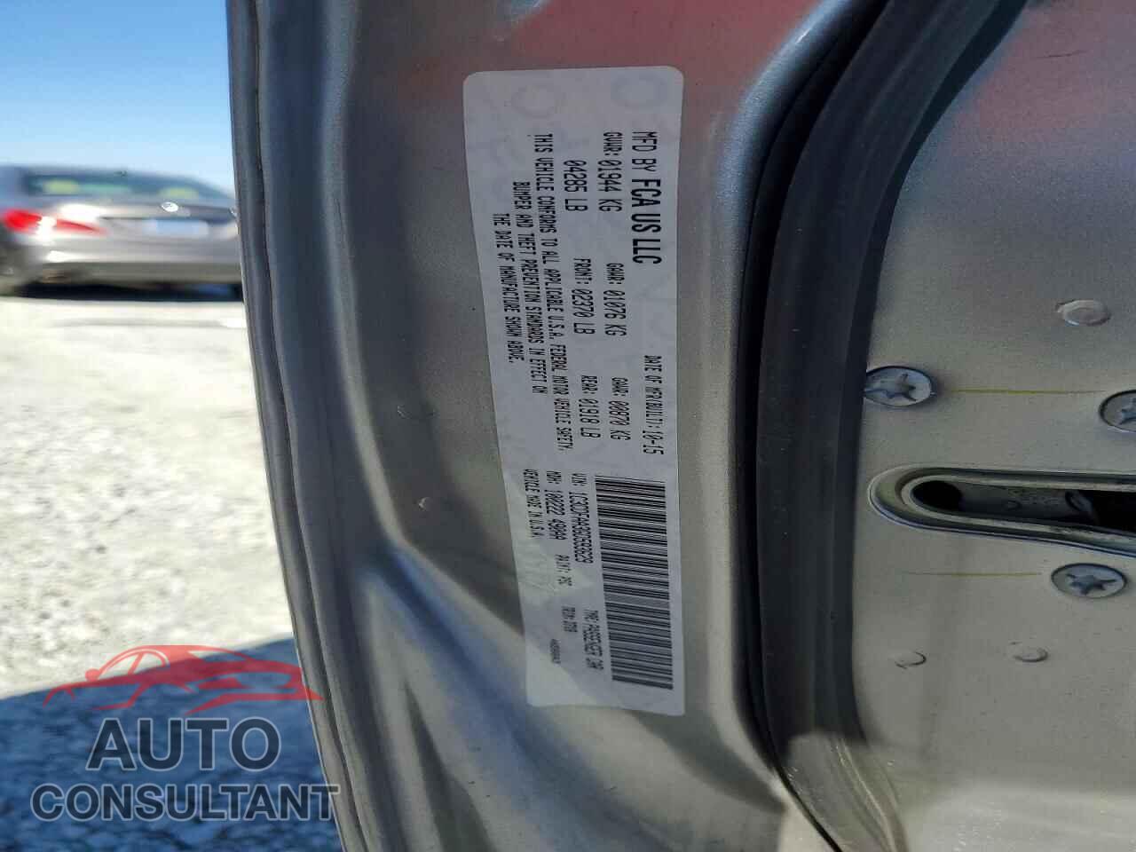 DODGE DART 2016 - 1C3CDFAA3GD593629