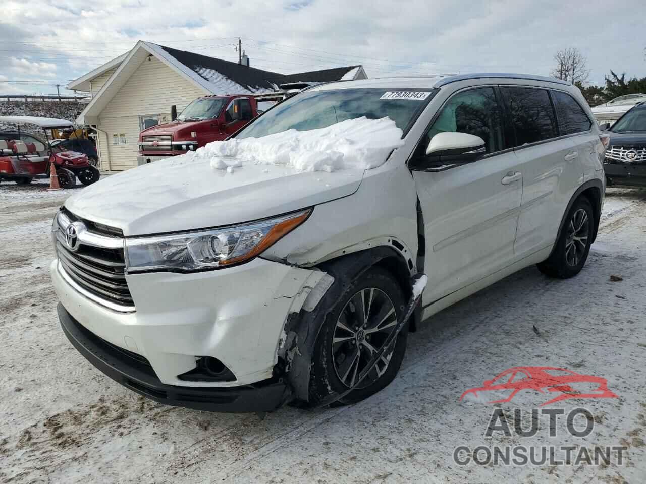 TOYOTA HIGHLANDER 2016 - 5TDJKRFH0GS232024