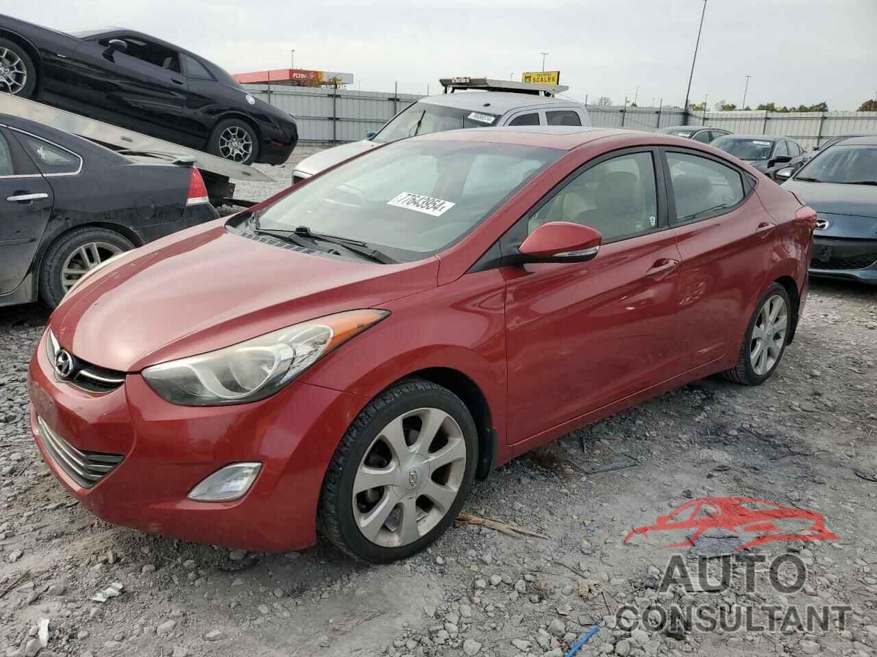 HYUNDAI ELANTRA 2013 - KMHDH4AE2DU527169