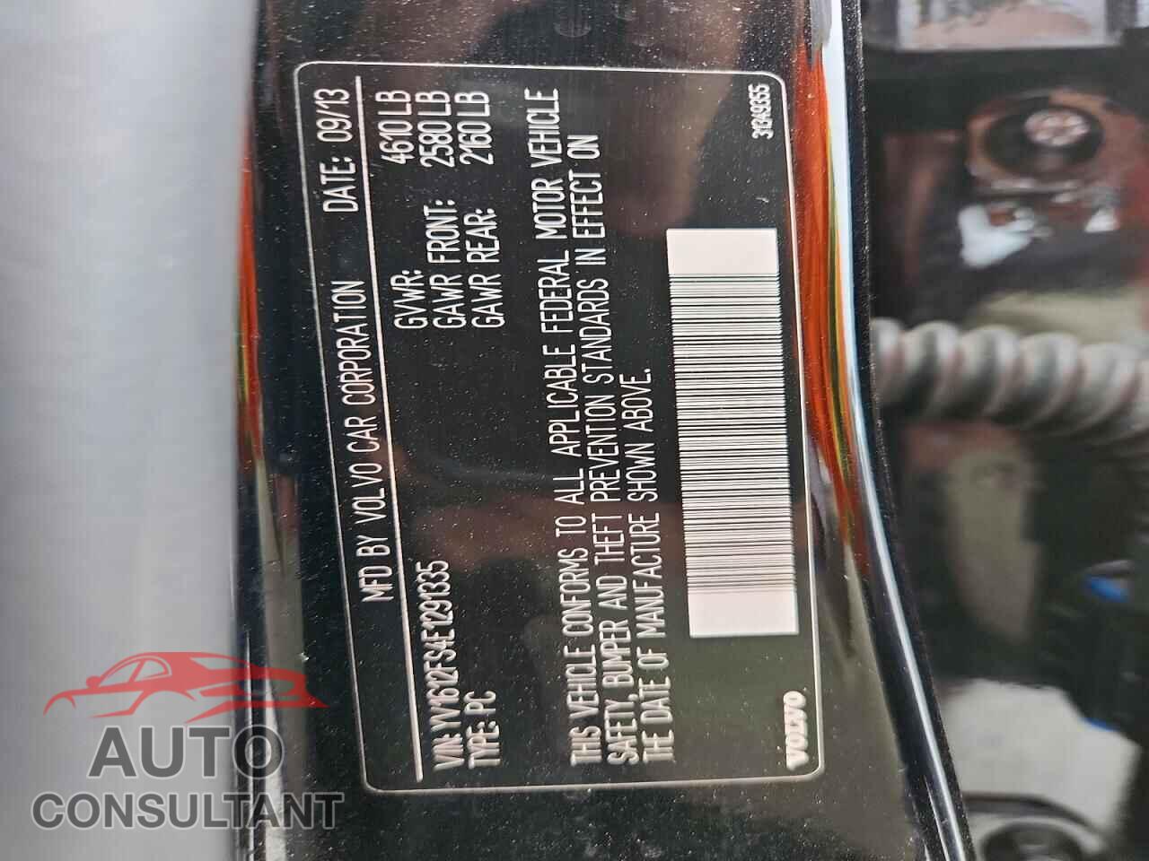 VOLVO S60 2014 - YV1612FS4E1291335