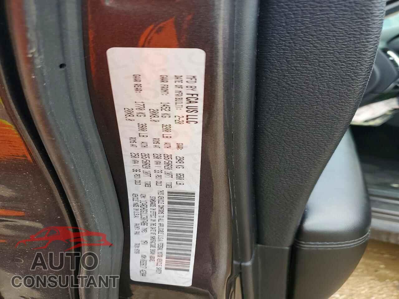 DODGE DURANGO 2020 - 1C4RDHDG1LC307486