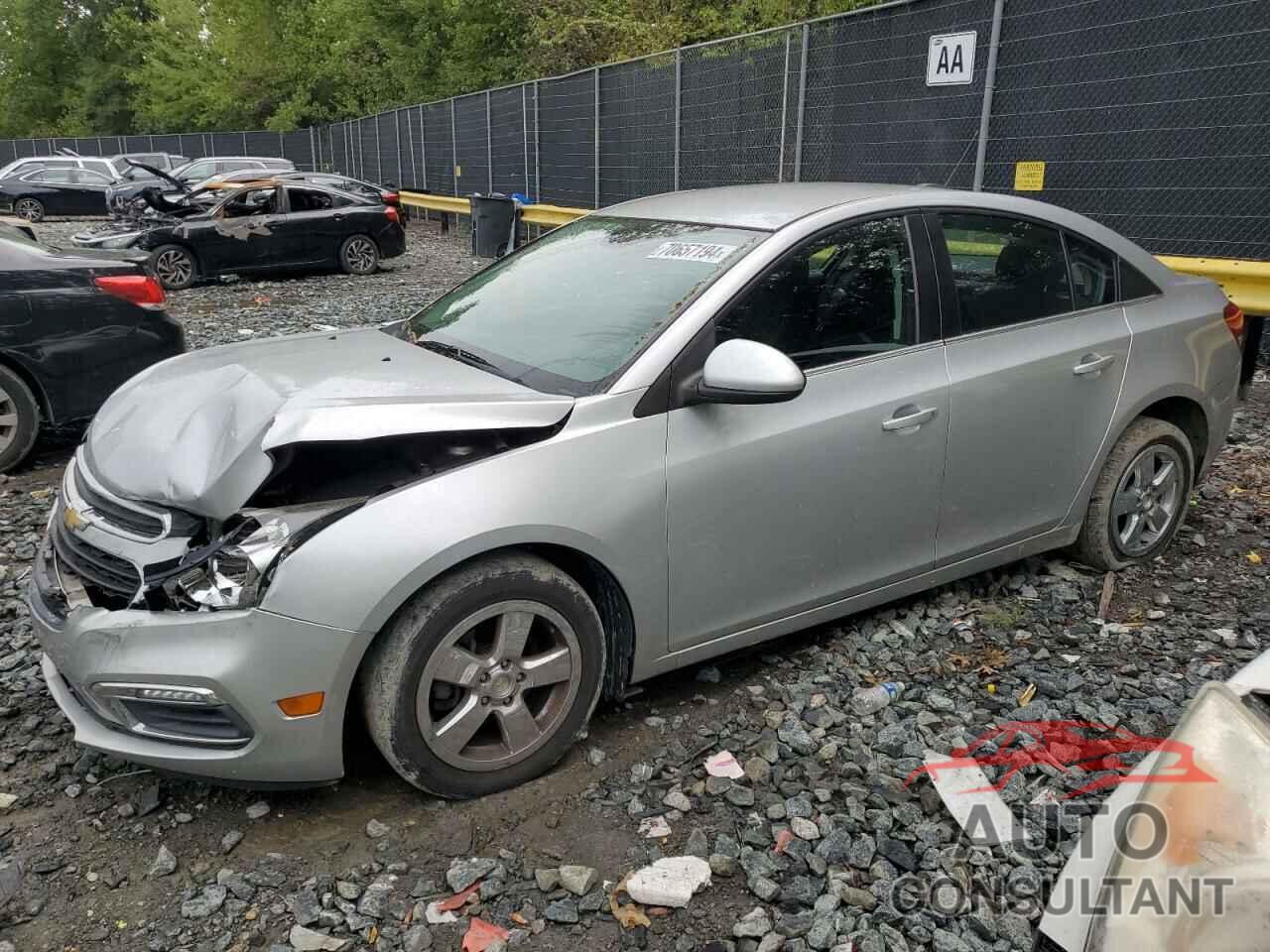 CHEVROLET CRUZE 2016 - 1G1PE5SB8G7181645