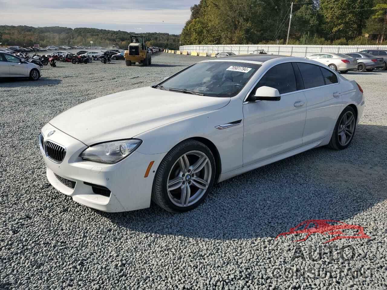 BMW 6 SERIES 2013 - WBA6A0C54DDF14186